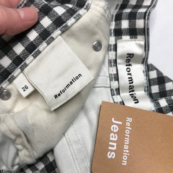 NWOT sold out Reformation Fawcett High Waist Jeans - Picture 6 of 10